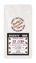 Load image into Gallery viewer, Espresso Coffee Crunch Chocolate Bar infused with hemp derived Delta 9 D9 THC