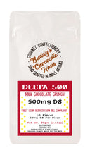 Load image into Gallery viewer, milk chocolate crunch bar infused with delta 8 (D8) derived from hemp