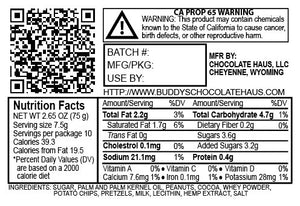 Munchie Bar - 100mg Delta 9 THC and 100mg CBD