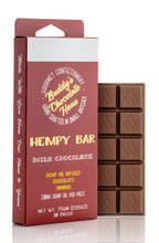 Load image into Gallery viewer, milk chocolate bar infused with CBD derived from hemp