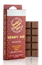 Load image into Gallery viewer, munchie chocolate peanut butter bar infused with CBD derived from hemp