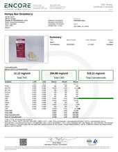 Load image into Gallery viewer, Strawberry Chocolate Bar - 300mg CBD